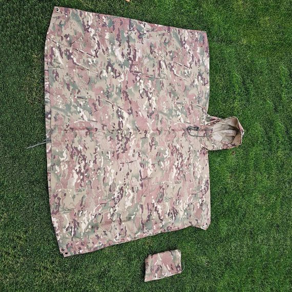 Пончо-дощовик Emily Мультикам водостійкий військовий one size (94262063) | Зображення 3