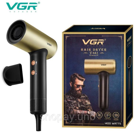 Качественный фен для волос VGR, Современный фен для волос укладки с холодным обдувом YC-23 | Зображення 7