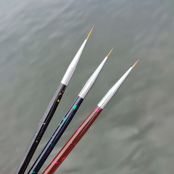 Набір пензликів для розпису, вензелів і френча (3шт) | Зображення 2