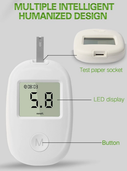 Глюкометр Glucose Meter GLM-76 ∙ Компактний глюкометр GLM-76 для вимірювання рівня цукру в крові | Зображення 3