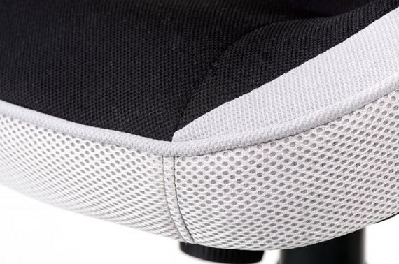 Геймерське крісло Riko black/grey, колір чорно-сірий, оббивка — тканина | Зображення 6