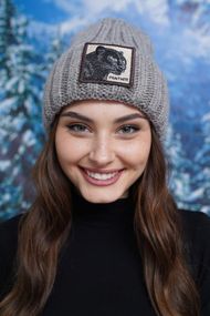 Шапка «Panhter» (6033-4) темный кофе