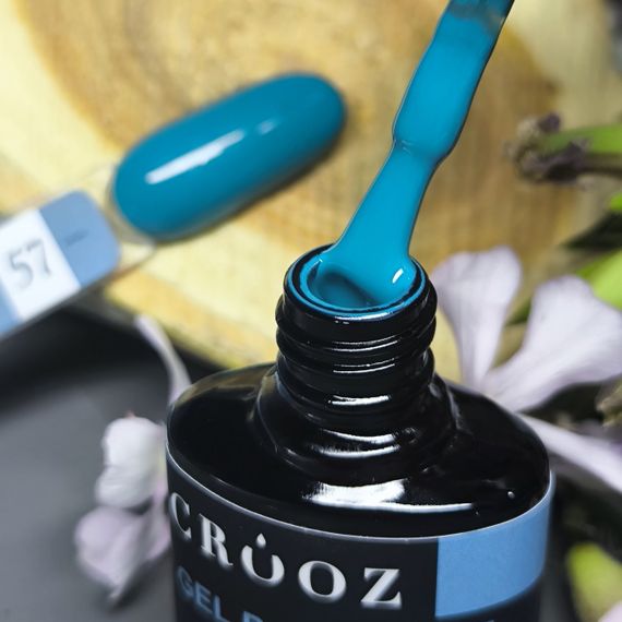 Гель-лак Crooz 57 (насыщенный бирюзовый) 8мл