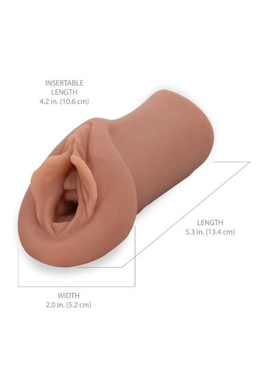 Мастурбатор Pipedream PDX Extreme Sorority Snatch коричневий, 13.5 см sexstyle | Зображення 4