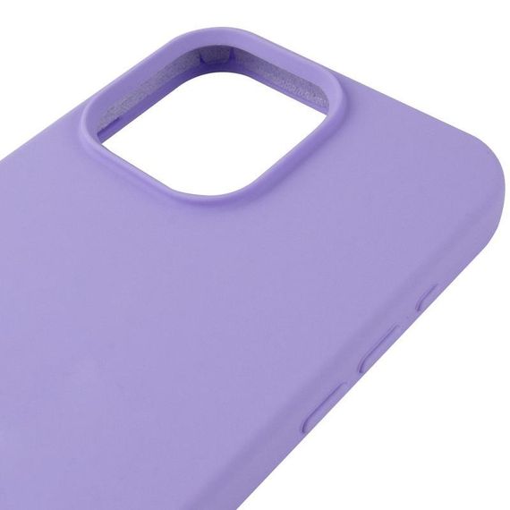 Чохол Silicone Case (AA) Logo with MagSafe для Apple iPhone 14 (6.1") Бузковий / Dasheen | Зображення 4