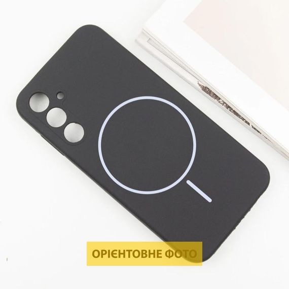 Чохол Silicone Cover Lakshmi Full Camera (AA) with MagFit для Samsung Galaxy S25 Edge Чорний / Black | Зображення 1
