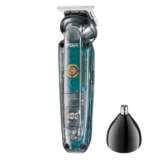 Електрична машинка тример для волосся і бороди VGR V-949, Машинка для стрижки на акумуляторі BN-15