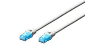 Патч-корд DIGITUS CCA CAT 5e UTP, 1м, AWG 26/7, PVC, білий (DK-1512-010/WH)