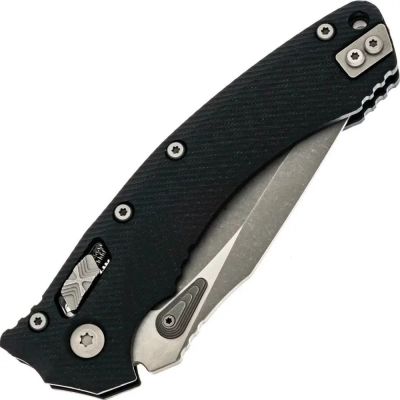 Нож Microtech Amphibian Ram-Lock, клинок Apoc Fluted, руків&apos;я чорне G10 (137RL-10APFLGTBK) | Зображення 2