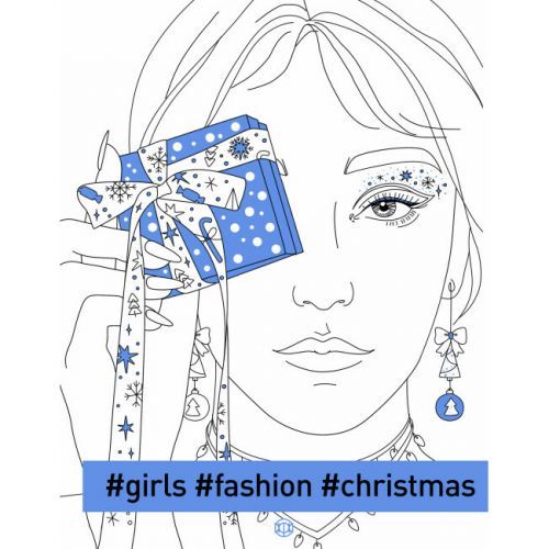 Розмальовка. Girls Fashion Christmas Z101125У Жорж 18*23см (9786178287023)