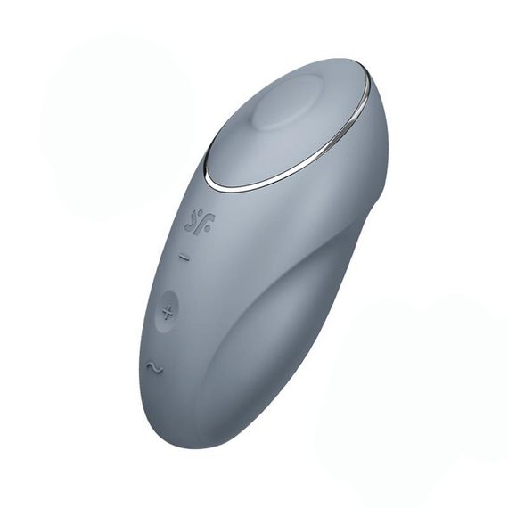 Клиторальный стимулятор - Satisfyer Tap & Climax 1 Bluegrey sexstyle | Зображення 6