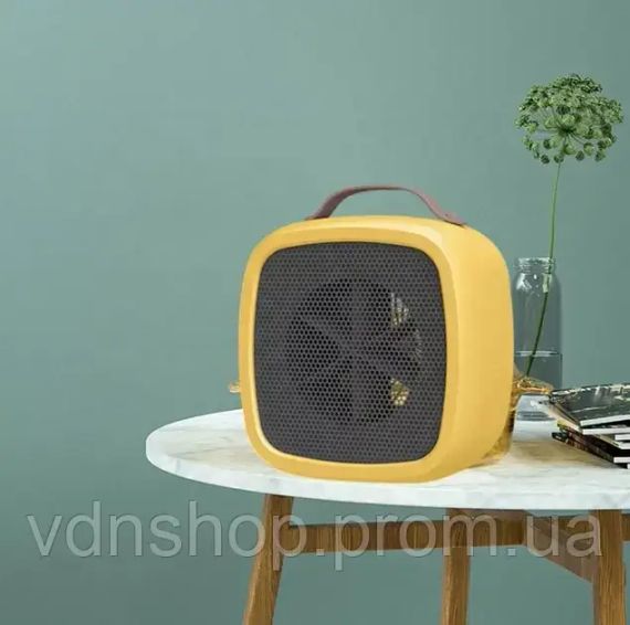 Портативный обогреватель от сети, 500Вт, Настольный тепловентилятор / Электрообогреватель KRT-01 | Зображення 2