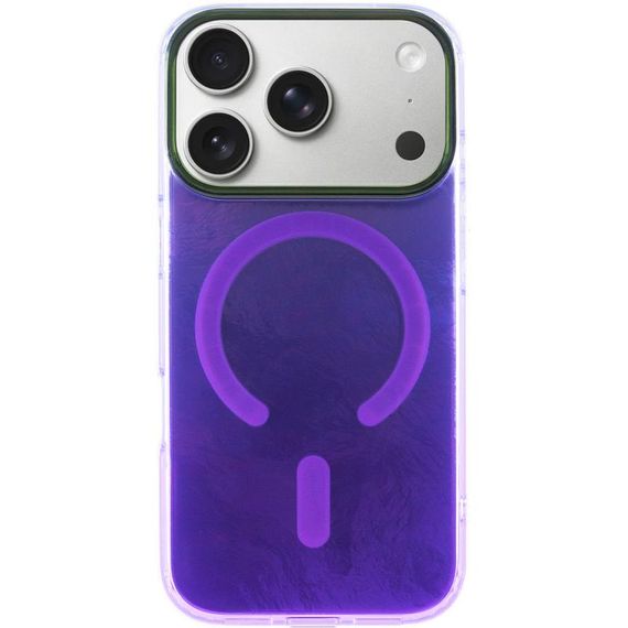 Чохол TPU Shiny Mountain (MagFit) для Apple iPhone 17 Pro (6.3") Purple | Зображення 1