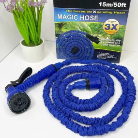 Шланг поливочный Magic Hose, Шланг с пульверизатором 15 метров   скидка