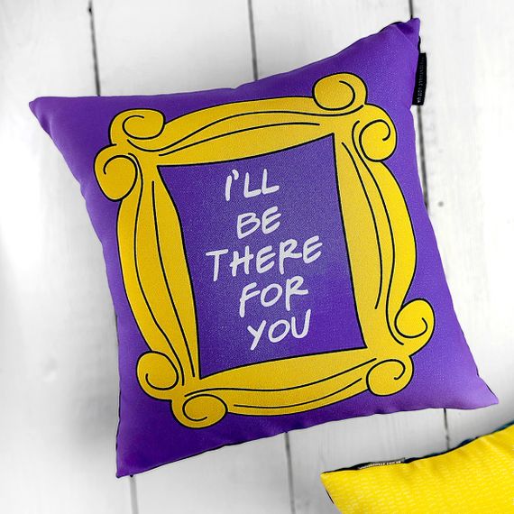 Подушка габардинова з принтом I'll be there for you 30x30 см (3P_21L027)