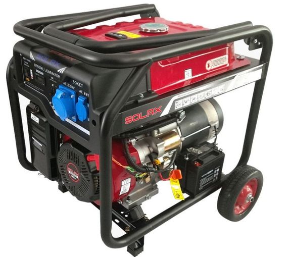 Бензиновий генератор Solax 8.0/8.5 кВт, однофазний, ручний/електрозапуск (YM11000LQE)