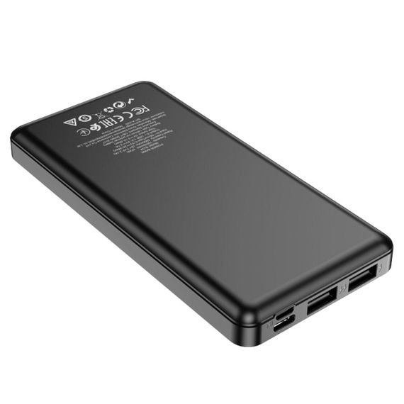 Зовнішній акумулятор BOROFONE BJ24A power bank(20000mAh) Black | Зображення 3