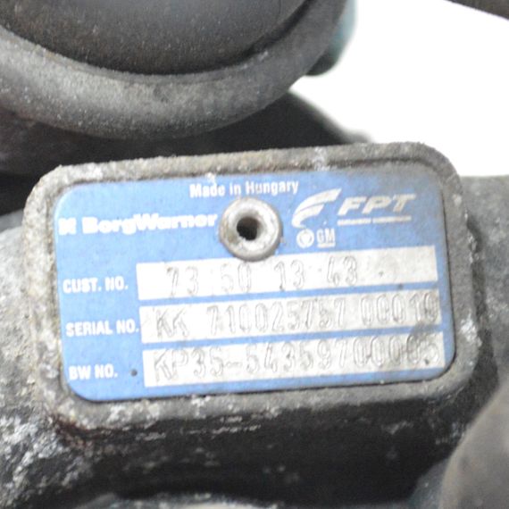 Турбіна 1.3 Mjet Opel Agila Combo Corsa D Meriva Турбіна Опель Агіла Комбо Корса  Меріва 73501343 | Зображення 4