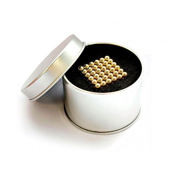 Магнітна іграшка неокуб Нео NeoCube Золотий, Неокуб магнітний конструктор, QI-172 Неокуб залізний | Зображення 5