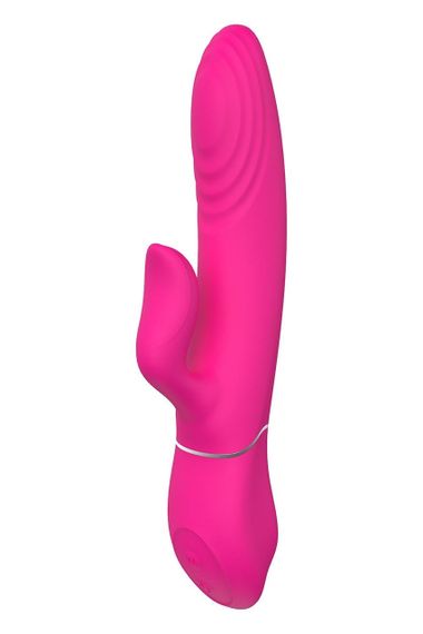 Вібратор-кролик Dreamtoys Essentials Duo Thruster для клітора, рожевий Sex Aura | Зображення 2
