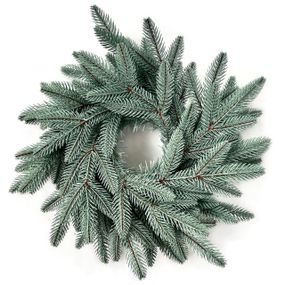 Вінок різдвяний Classic литий d-40 см блакитний