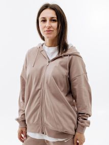 Толстовка Nike W NSW JRSY OS FZ HOODIE