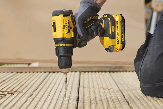 Дриль-шуруповерт безщітковий акумуляторний STANLEY FATMAX SFMCD710D2K | Зображення 2