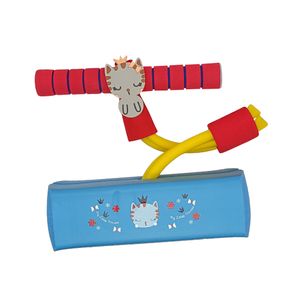 Детский джампинг 67942(Blue) подсветка, пищалка