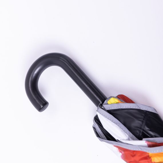 Парасолька дитяча механічна елегантна з принтом міцна надійна з поліестеру діаметр 90 см Білий HP-23-13W | Зображення 2