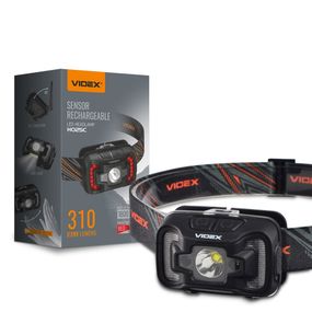 Налобний світлодіодний ліхтарик H025C VIDEX 310Lm 5000K
