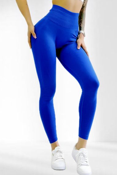 Лосіни з пуш ап ефектом для фітнесу з високою талією LILAFIT Синій S (LFL000061) | Зображення 2
