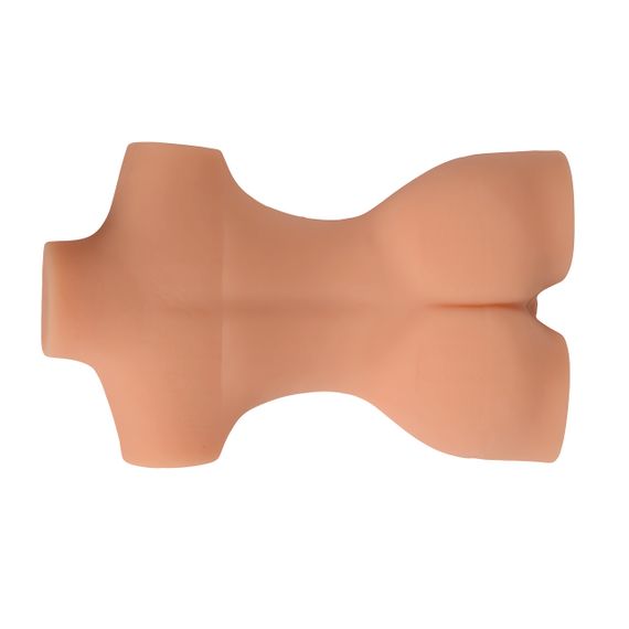 Мастурбатор-торс Busty Lady Solid Silicone Sexy Doll вагина-анус без вибрации телесный Sex Aura | Зображення 7