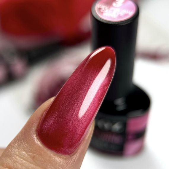 Гель-лак Crooz Wine Cat 3 (яскравий і сміливий рожевий) 8мл | Зображення 1