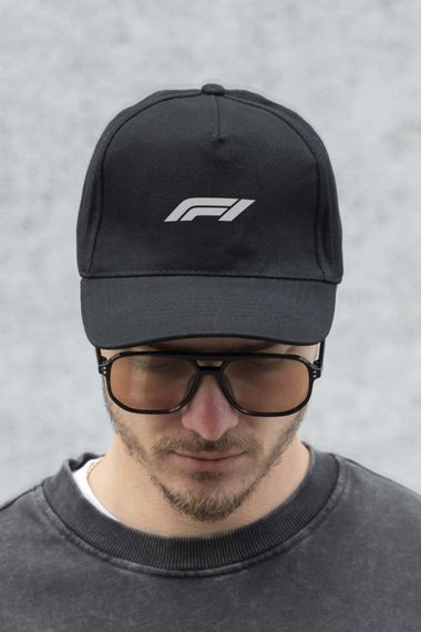 Кепка бейсболка тракер Without з принтом F1White Black | Зображення 2