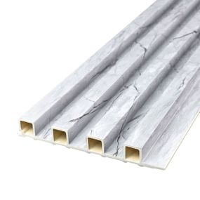 Рейка декоративна WPC стінова 3000х160х23мм Мармур SW-00001862