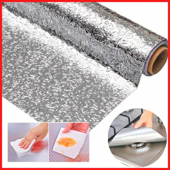Самоклеющаяся фольга для кухни 3 метра