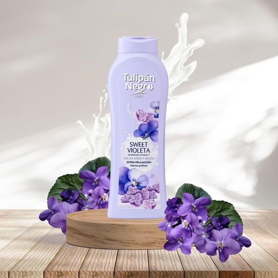Гель для душу Tulipan Negro Shower Gel - Sweet Violeta (650 ml) | Зображення 3