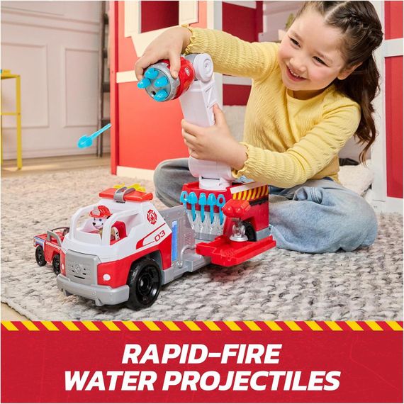 Щенячий патруль Пожарная команда Большая пожарная машина Маршала PAW Patrol Fire Rescue Rapid Reload Truck | Зображення 5