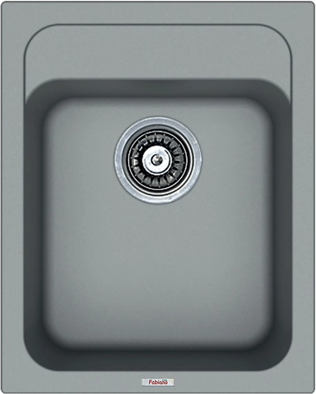 Кухонна мийка Fabiano Classic 40x50 Grey Metallic
