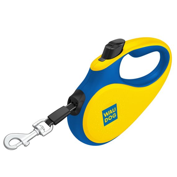 Рулетка для собак Waudog R-Leash M с рисунком "Colors Of Freedom", лента, 5 м | Зображення 3