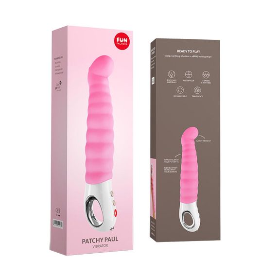 Вибратор точки G Fun Factory PATCHY PAUL candy rose, гибкий, 12 режимов sexstyle | Зображення 6