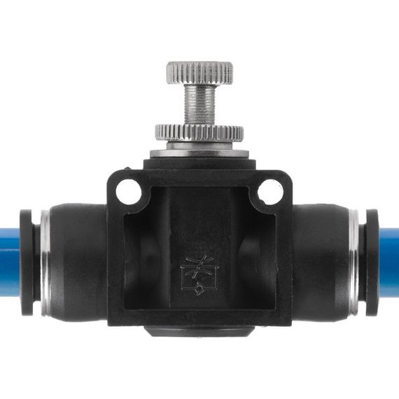 Цангове пряме з'єднання з регулятором, для поліуретанових та ін. шлангів 12*12 мм INTERTOOL PT-2399 | Зображення 3