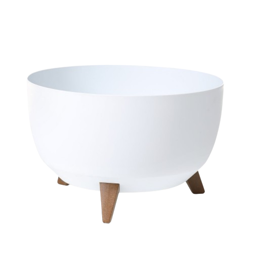 Вазон-миска Рома 24см білий Ламела