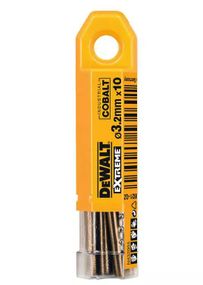 Свердло по металу DeWalt EXTREME INDUSTRIAL COBALT HSS-CO 3.2 мм 10 шт (DT4921)