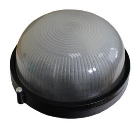 Светильник НПП1301 60W E27 IP65 круглый черный Ny95001180