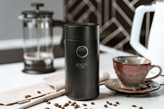 Кофемолка электрическая Adler AD 4446BS 150 Вт ножевая 75 г для зернового кофе | Зображення 8