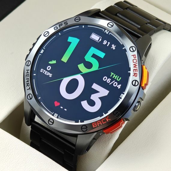 Smart GPS Max Steel Black, 3 ремешка | Зображення 1