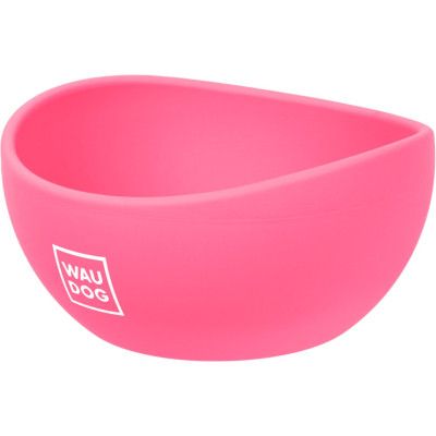 Посуда для кошек WAUDOG Silicone Миска 250 мл розовая (50817) | Зображення 2