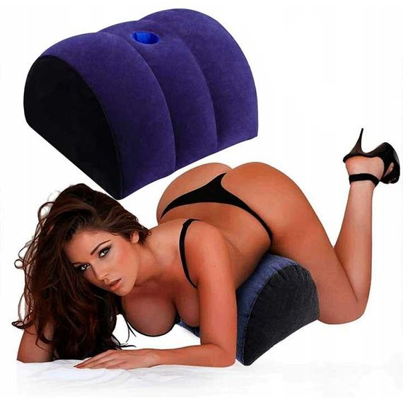 Надувная многофункциональная подушка для секса Urnight с отвестием для фаллоимитатора | Зображення 1