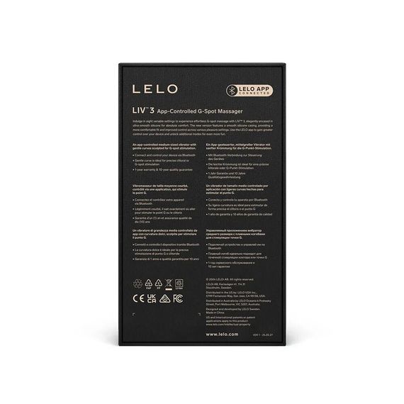 Вібратор LELO Liv 3 Deep Rose | Зображення 3